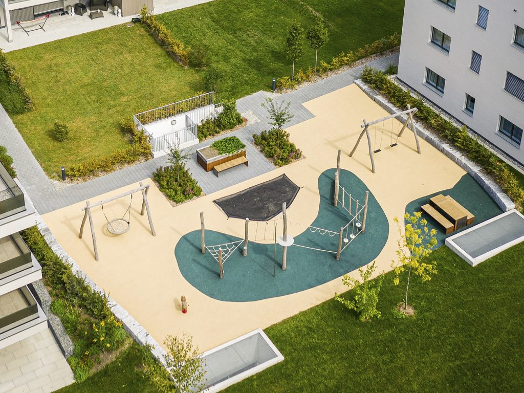 Amstutz Gartenbau AG, Spielplaetze, Quartierspielplatz